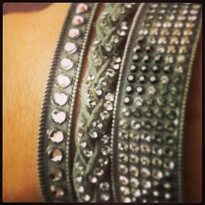 Trio de bracelets en Gris2