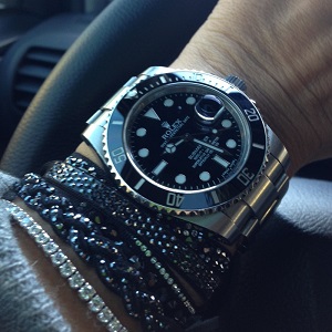 Poignet Natacha Cristal Black